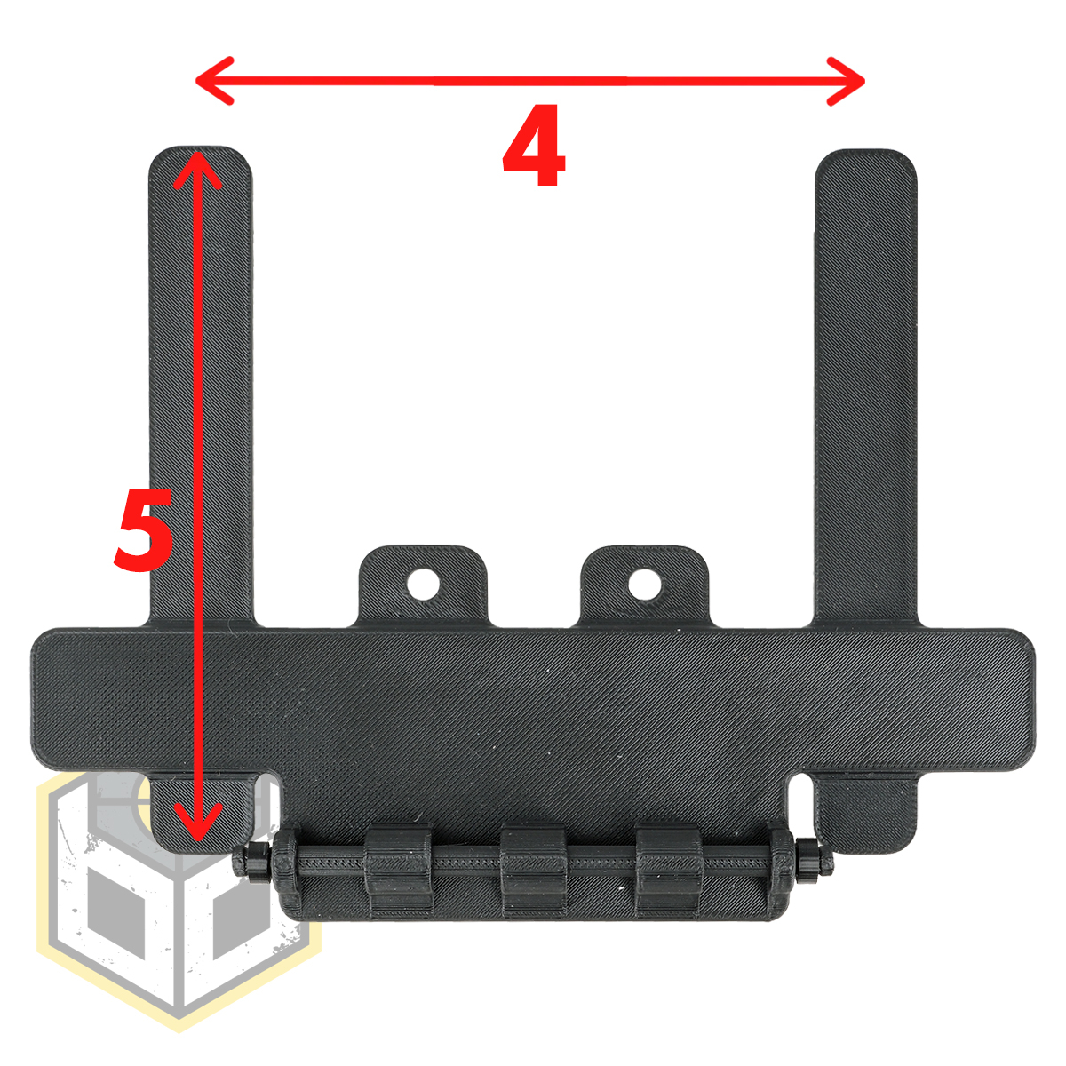 Laser Molle 4x5 Black 3 jpg