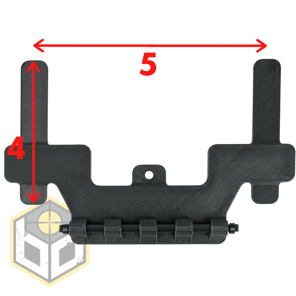 Laser Molle 5x4 Black 3 jpg