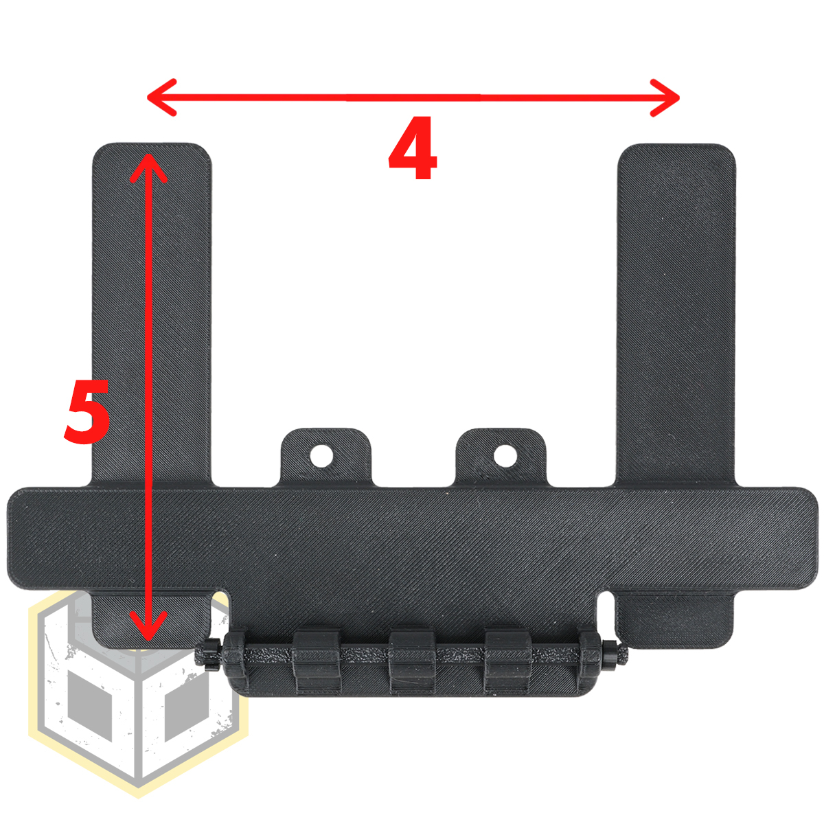 Normal Molle 4x5 Black 3 jpg