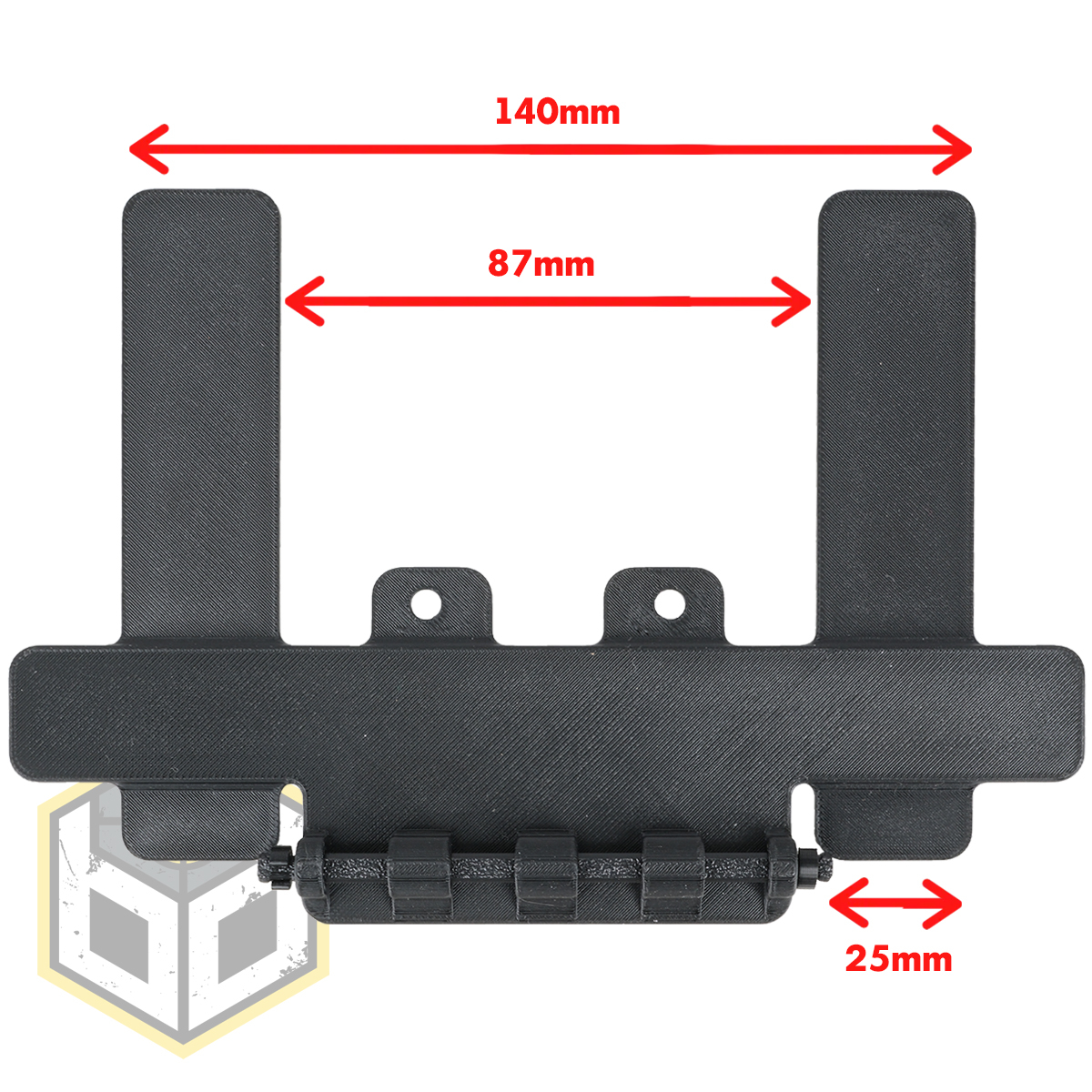 Normal Molle 4x5 Black 3mm jpg