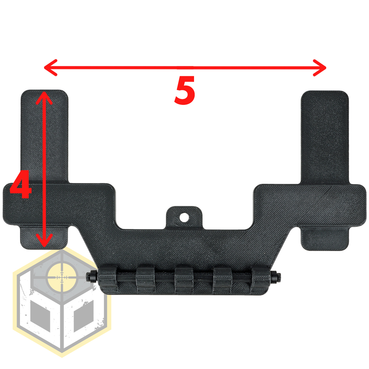 Normal Molle 5x4 Black 3 jpg