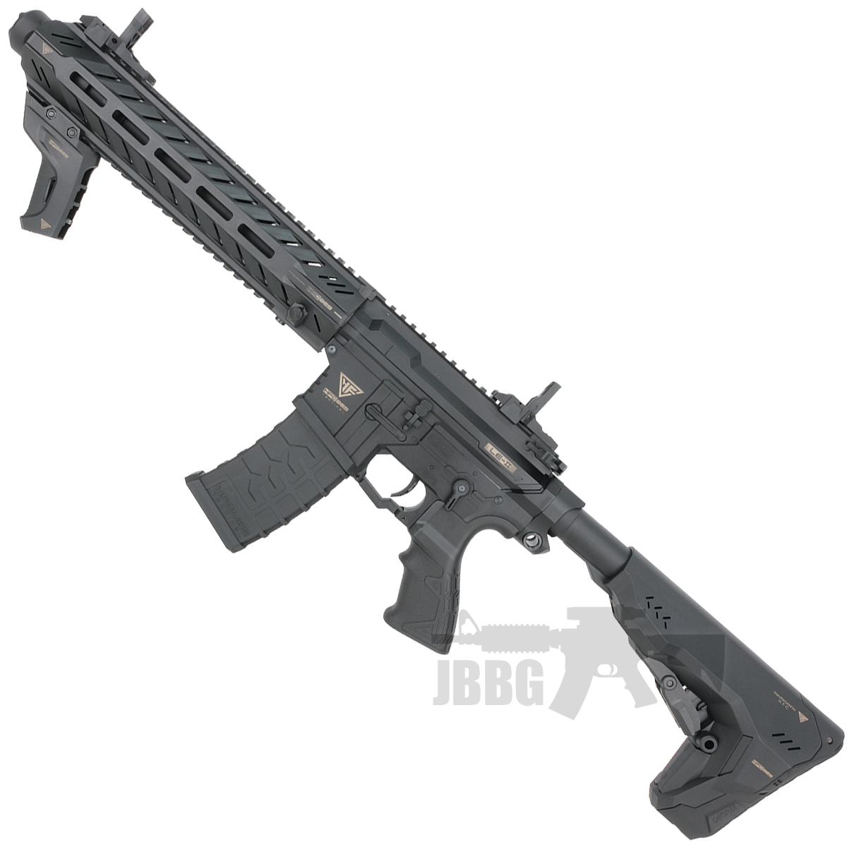 Tactical Airsoft Rifles HFC LEII AEG Tactical Airsoft Gun Red Two-Tone - Just BB Guns