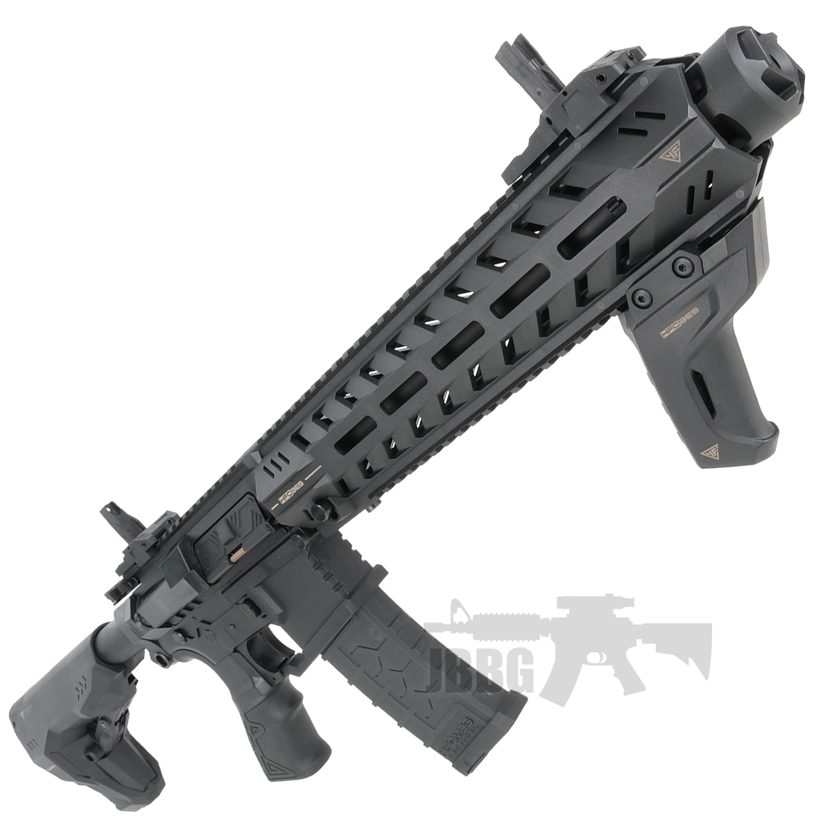 Tactical Airsoft Rifles HFC LEII AEG Tactical Airsoft Gun Black - Just BB Guns