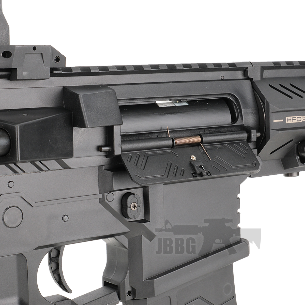 Tactical Airsoft Rifles HFC LEII AEG Tactical Airsoft Gun Black - Just BB Guns
