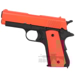 SR1911S Gas Airsoft Pistol Orange (PRE-OWNED)