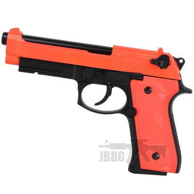SR-92 M9 Gas Blowback Full Metal Airsoft Pistol Orange (PRE-OWNED)