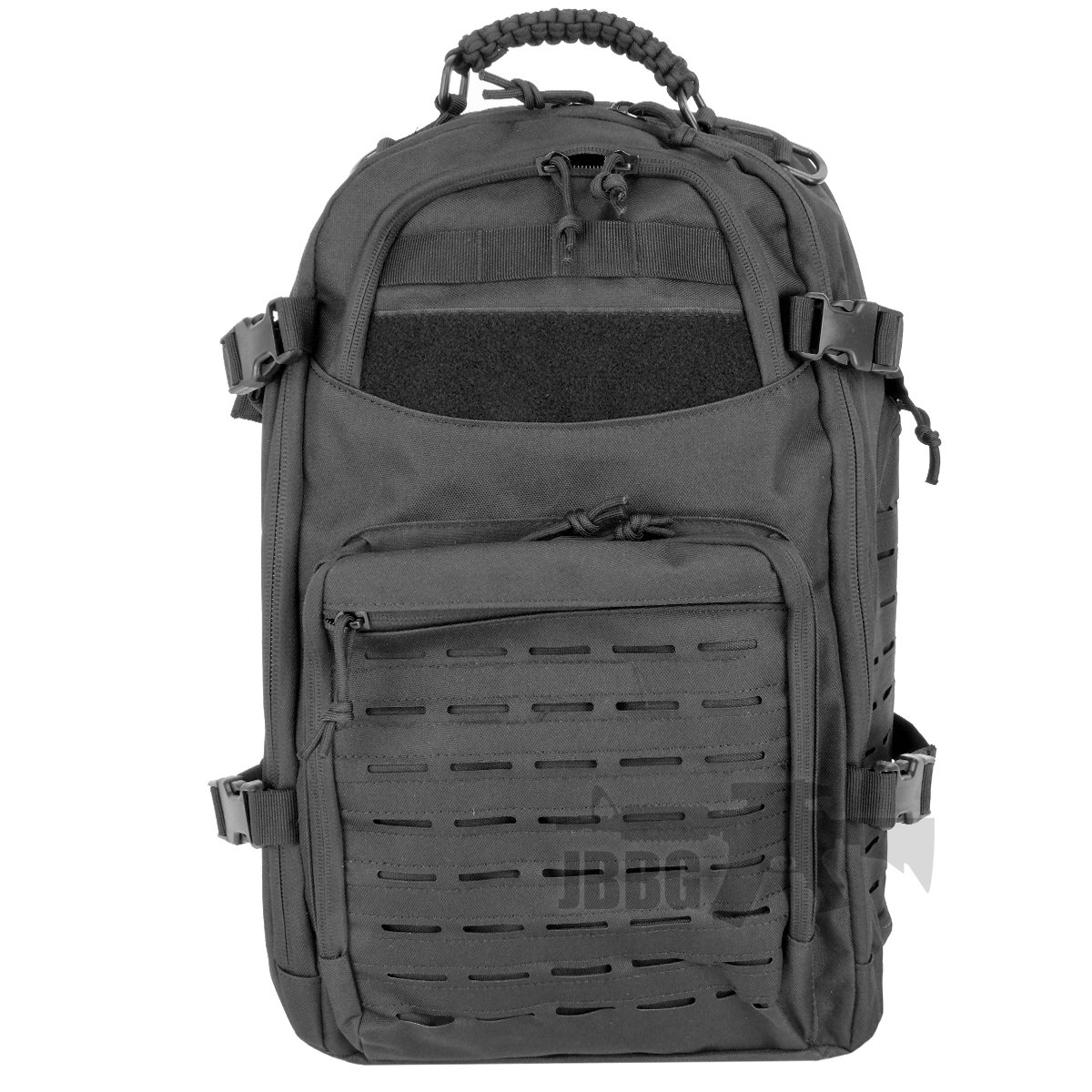 Large Rucksack Tactical MOLLE Laser Cut Black BB020BK Trimex