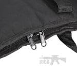Large Multi Pocket Gun Slip Faux Leather Black 8 jbbg