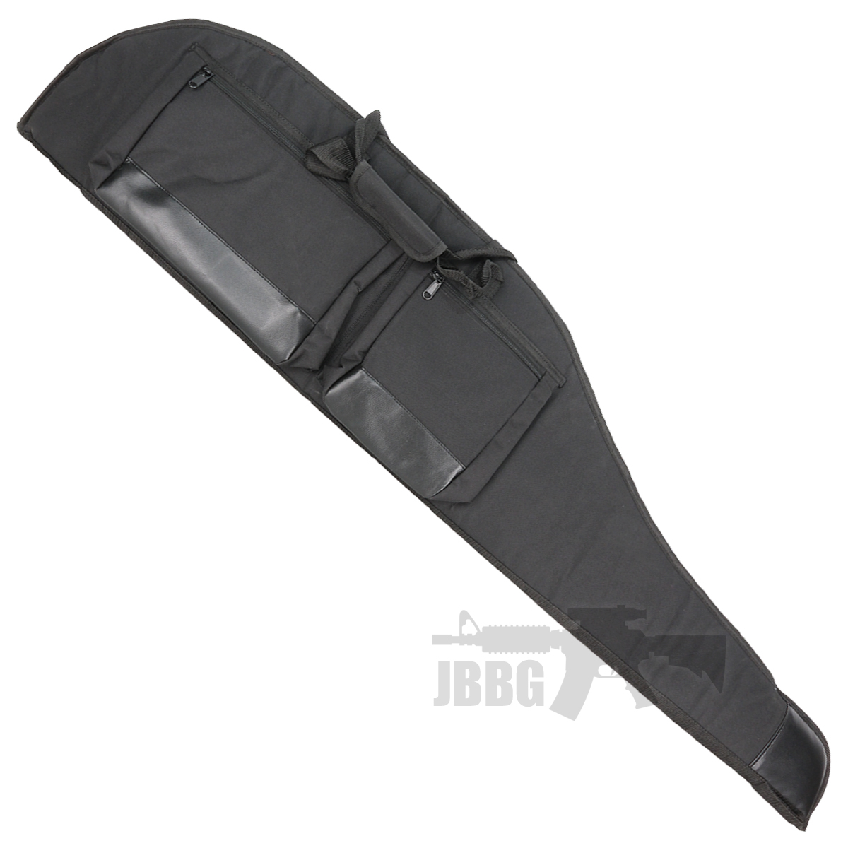 Large Two Pocket Gun Slip Faux Leather Black