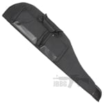 Large Two Pocket Gun Slip Faux Leather Black