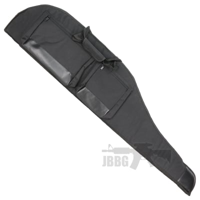 Large Two Pocket Gun Slip Faux Leather Black