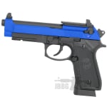 SR-92 A1 Optic Ready Co2 Blowback Airsoft Pistol Blue