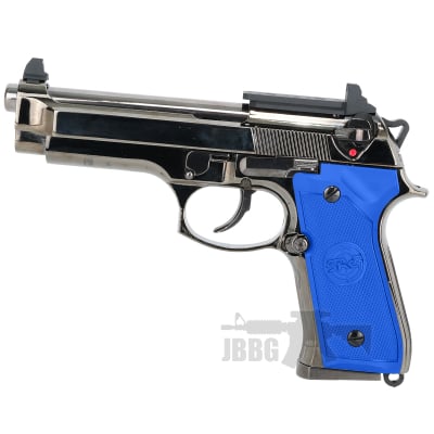 SR-92 Fusion Optic Ready Gas Blowback Airsoft Pistol Blue