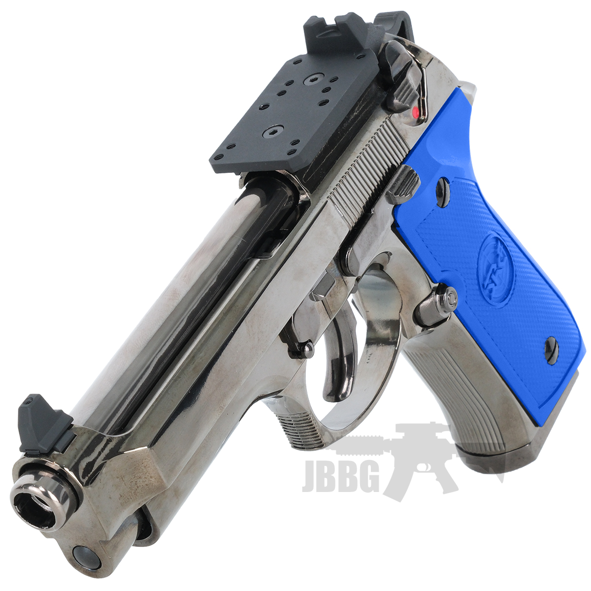 SR-92 Fusion Optic Ready Gas Blowback Airsoft Pistol Blue