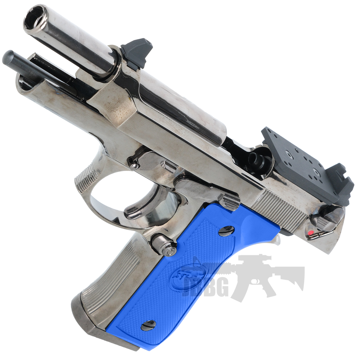 SR-92 Fusion Optic Ready Gas Blowback Airsoft Pistol Blue