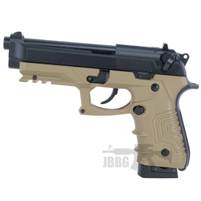 HG173 Tac M92 Co2 Metal Airsoft Pistol Dark Earth