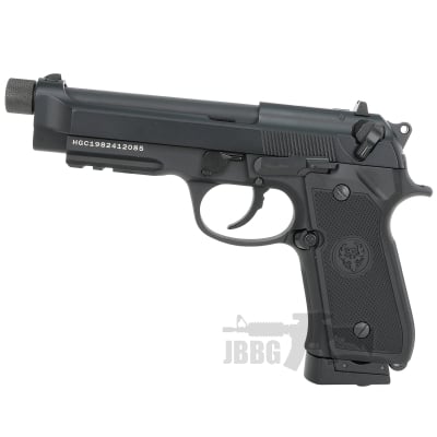 HG198 Full Metal M92 Co2 Blowback Airsoft Pistol with Threaded Barrel Black