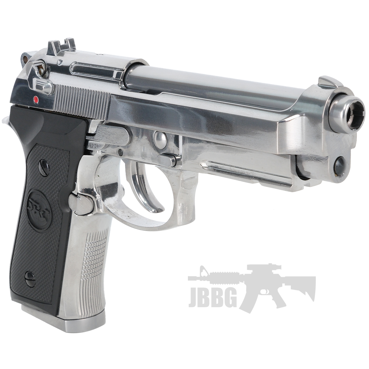 Sr92 SR-92 A1 Silver Gas Blowback Airsoft Pistol