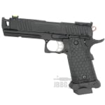 SRC-Troika MKII Hi-Capa Gas Blowback Airsoft Pistol Black