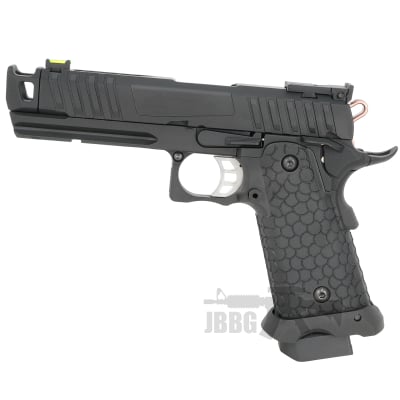 SRC-Troika MKII Hi-Capa Gas Blowback Airsoft Pistol Black
