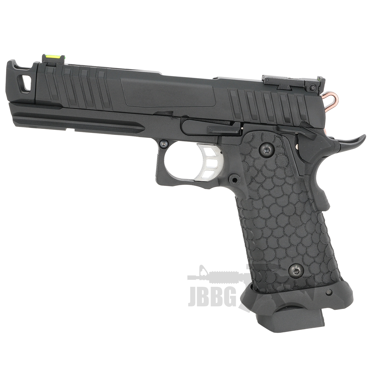SRC-Troika MKII Hi-Capa Co2 Blowback Airsoft Pistol Black