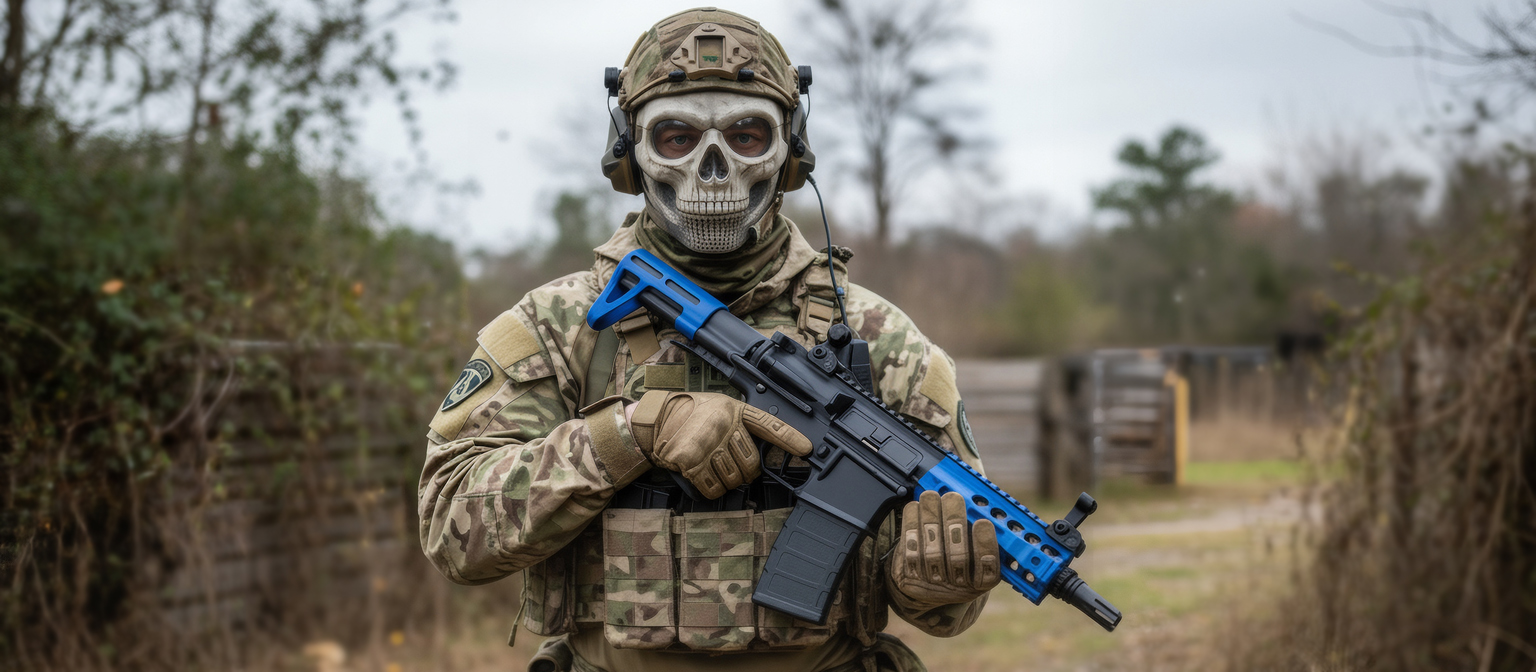 AR4 SBR AEG Carbine Classic Army ENF009P Airsoft Gun