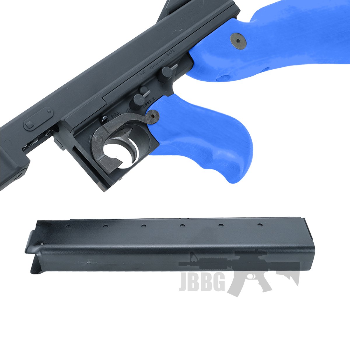King Arms Thompson M1A1 Military Real Wood AEG Airsoft Gun b23