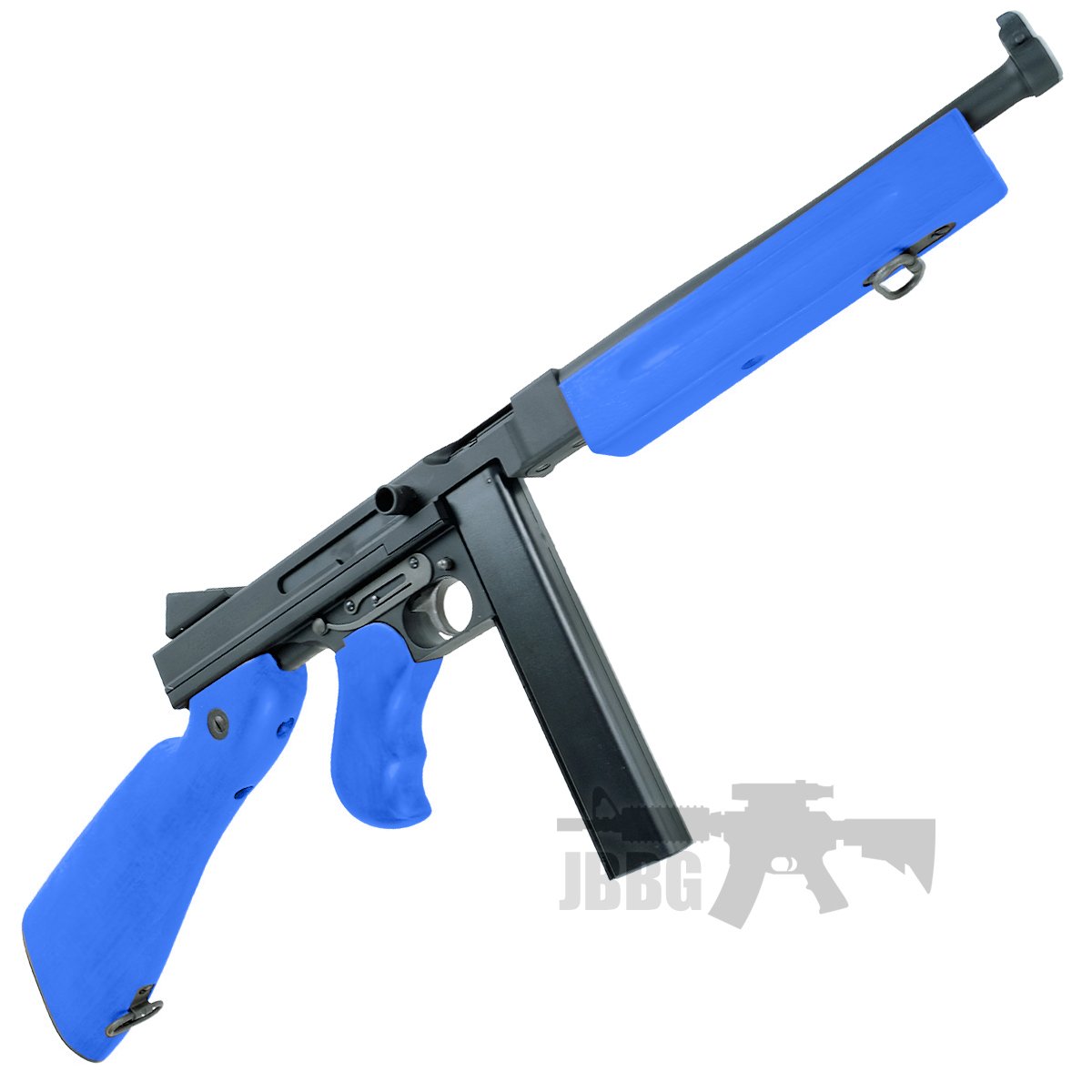King Arms Thompson M1A1 Military Real Wood AEG Airsoft Gun b3