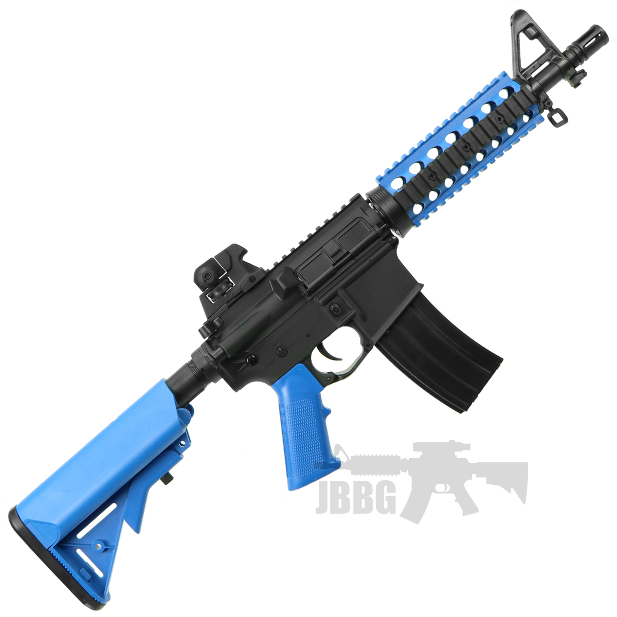 Bulldog M4PI RIS CQB Airsoft Gun Two-Tone Z-Blue - Just BB Guns