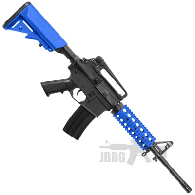 Bulldog M4PG RIS Airsoft Gun Two-Tone Blue
