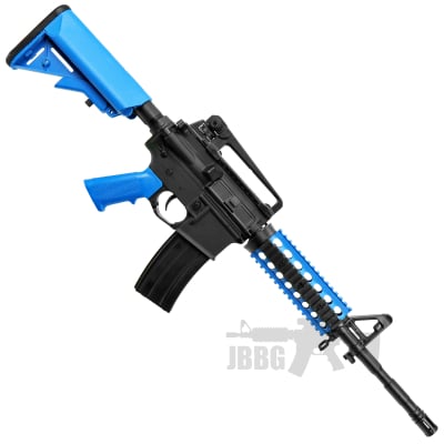Bulldog M4PG RIS Airsoft Gun Two-Tone Z-Blue
