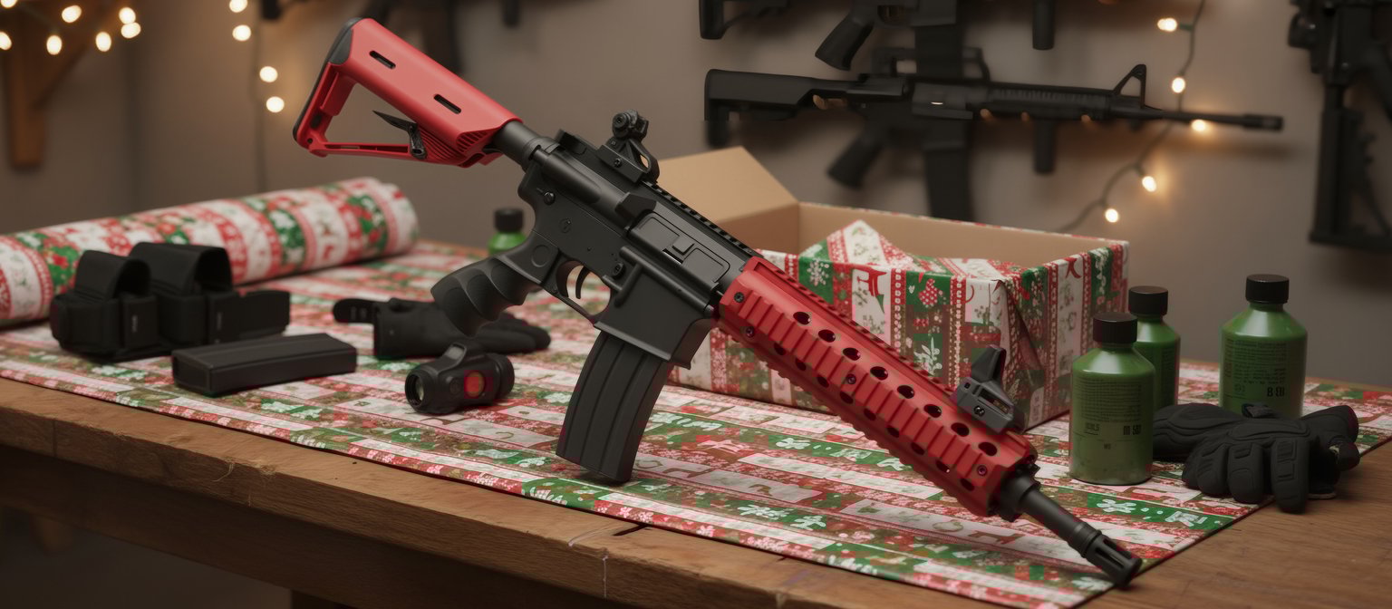 Bulldog ST Delta M Airsoft Gun Two-Tone Red