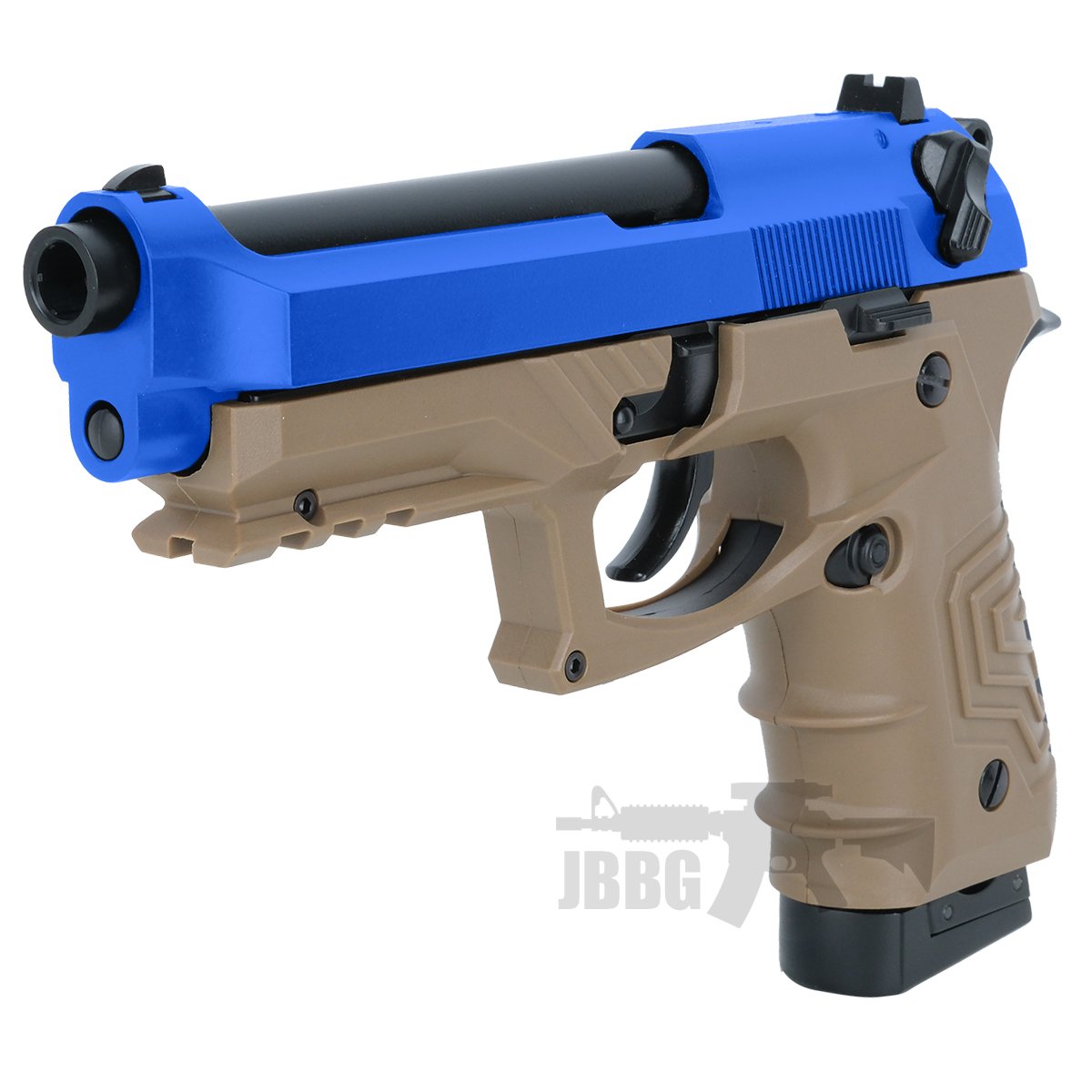 HG173 Tan Blue Pistol 3