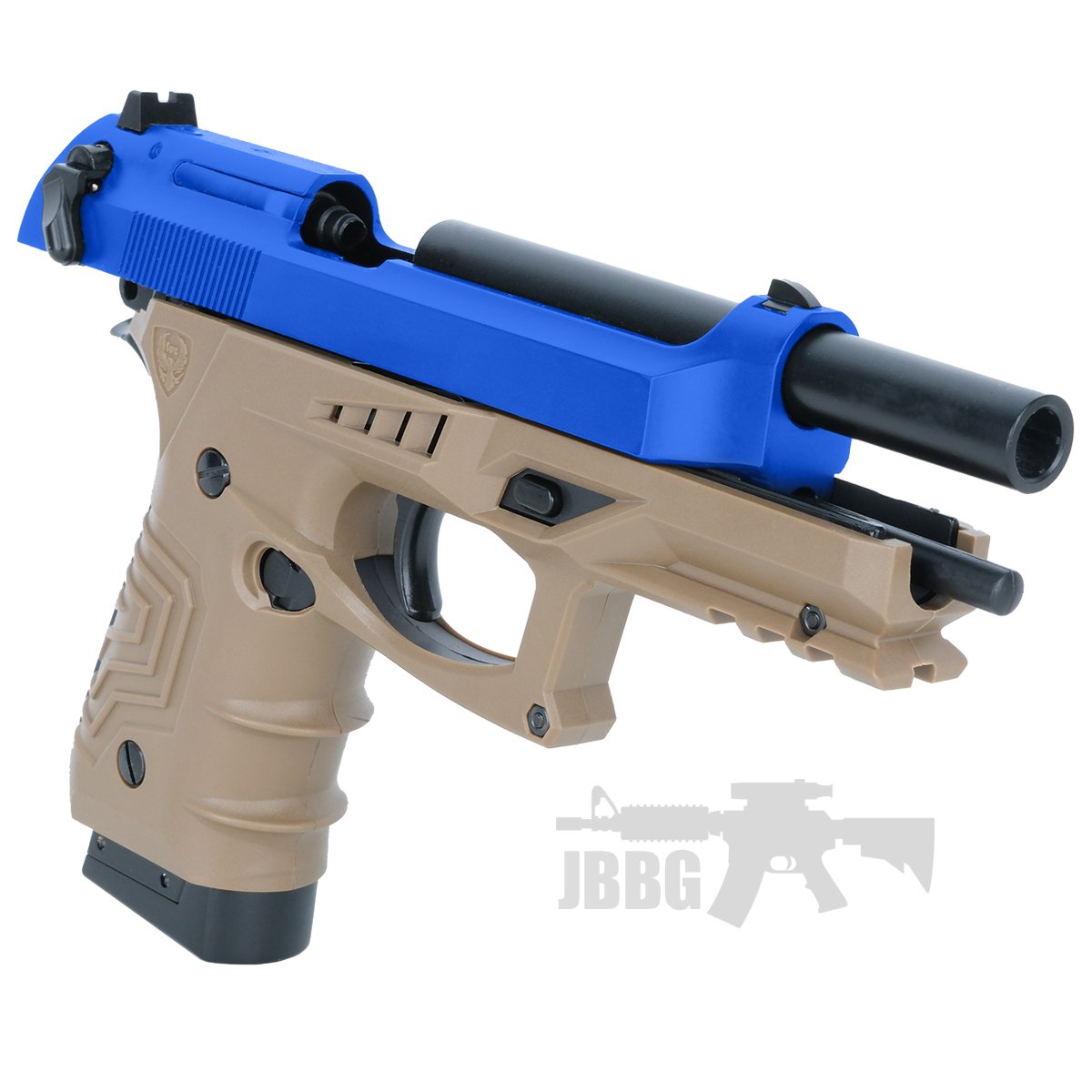 HG173 Tan Blue Pistol 4