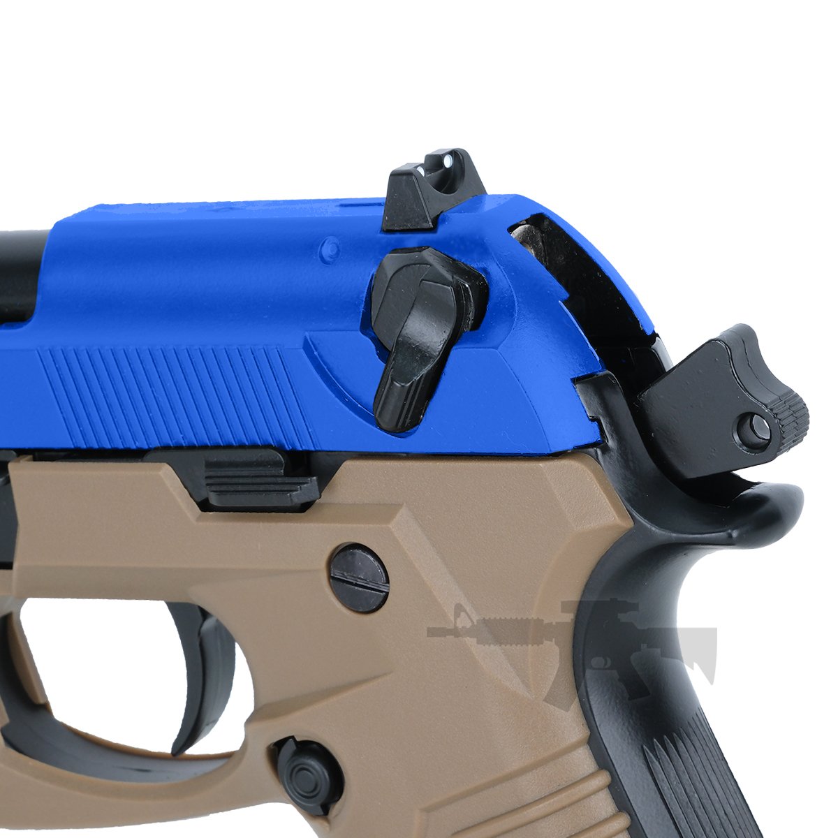 HG173 Tan Blue Pistol 6