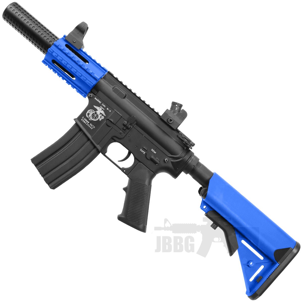 M4 Micro SD Gen2 Airsoft Gun Two-Tone Blue - Just BB Guns