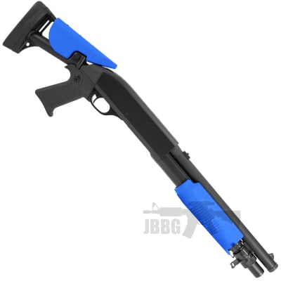 M56C Pump Airsoft Shotgun Two-Tone Blue