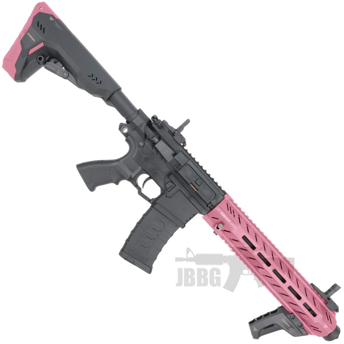 HFC LEII AEG Tactical Airsoft Gun Pink Two-Tone