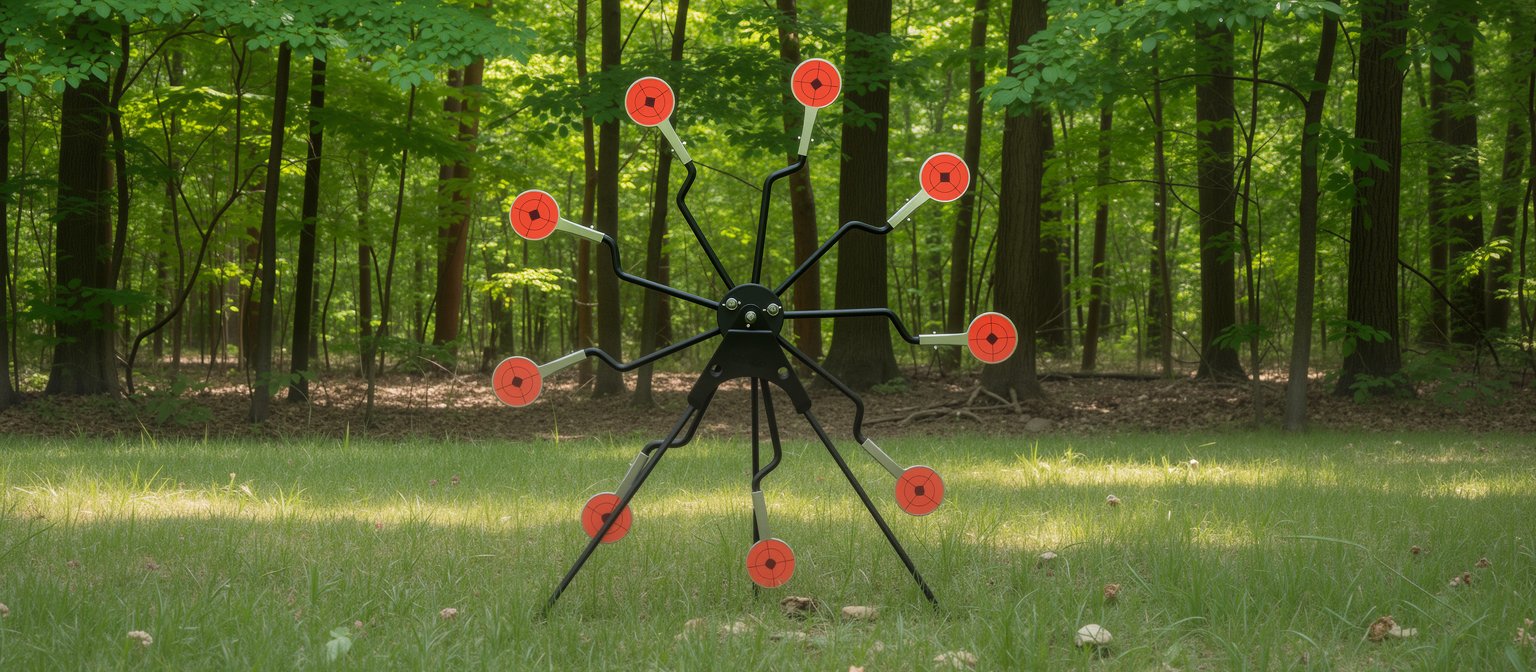 9 Arm Spinner Shooting Target Trimex Arms