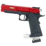 Baba Yaga Beta Combat Master Hi-Capa Co2 Blowback Airsoft Pistol Two-Tone Red