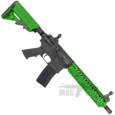 Bulldog TWS MK18 Gas Blowback Lite Airsoft Gun Two-Tone Green