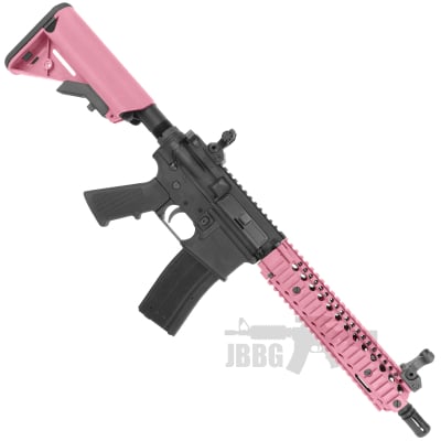 Bulldog TWS MK18 Gas Blowback Lite Airsoft Gun Two-Tone Pink