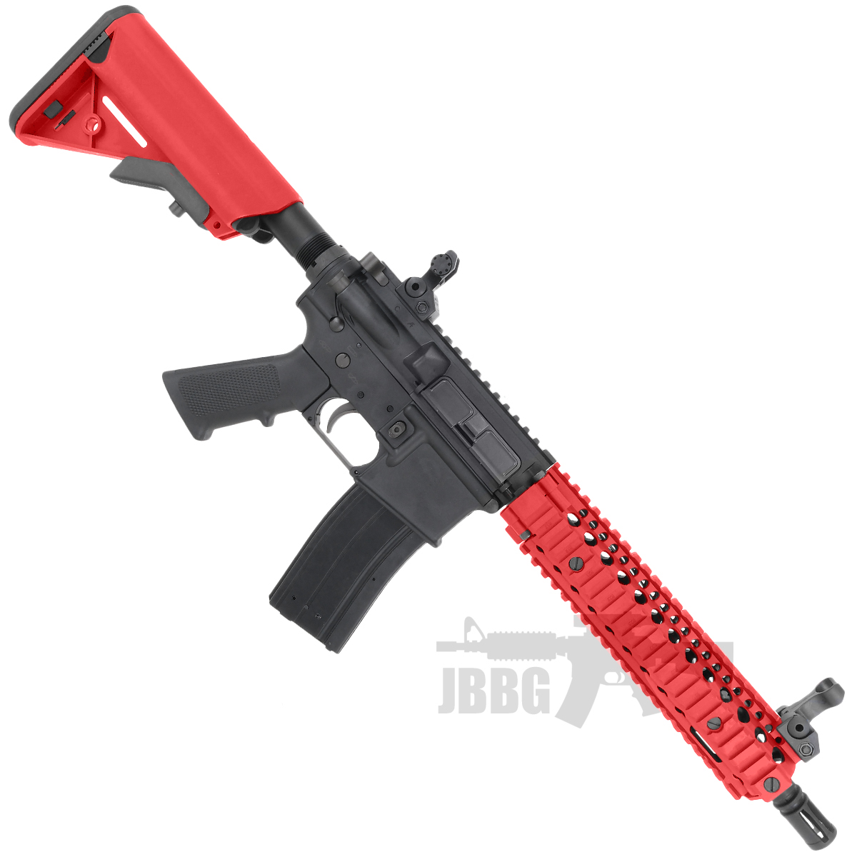 Spring Airsoft Rifle Red Bulldog TWS MK18 Gas Blowback Lite Airsoft Gun Two-Tone Red