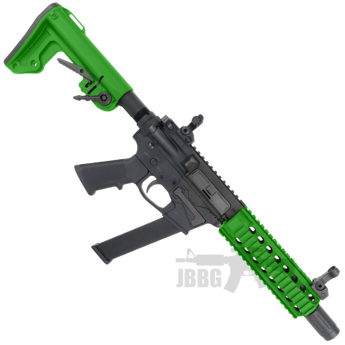 Bulldog TWS 9mm Carbine Gas Blowback Lite Airsoft Gun Two-Tone Green