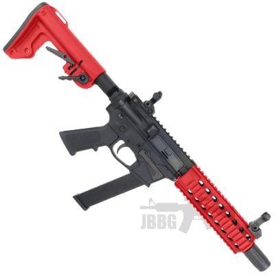 Bulldog TWS 9mm Carbine Gas Blowback Lite Airsoft Gun Two-Tone Red