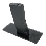 AR Rifle Display Stand Mag Well Style with Glass Base