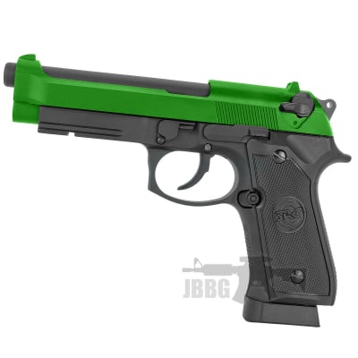 SR-92 A1 Co2 Blowback Full Metal Airsoft Pistol Two-Tone Green