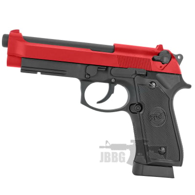 SR-92 A1 Co2 Blowback Full Metal Airsoft Pistol Two-Tone Red