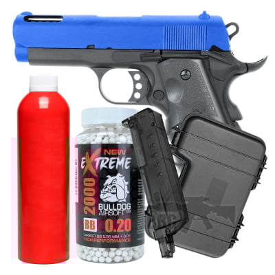 Bundle Offer SRV-10 1911 Gas Blowback Full Metal Airsoft Pistol