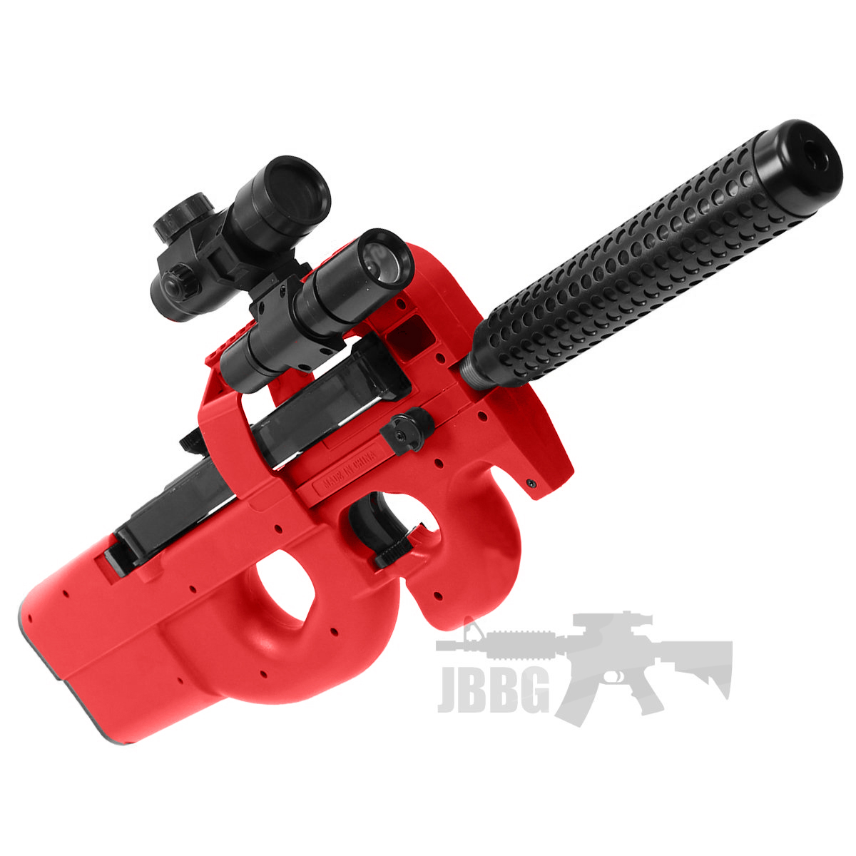 Well D90H D90 AEG Airsoft BB Gun Set RED 3
